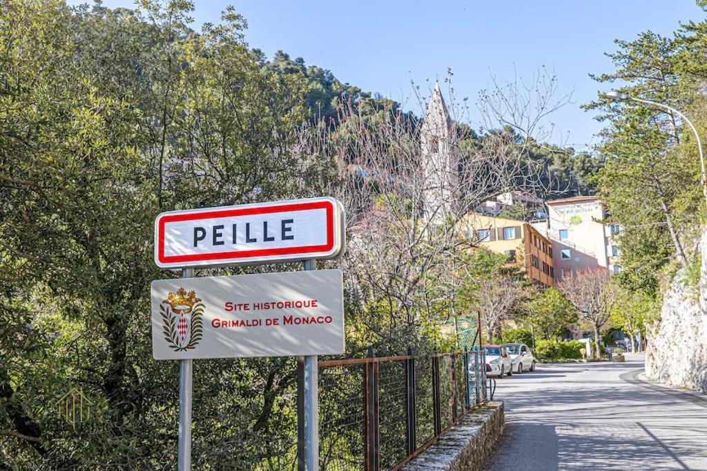 Havre De Paix Et Vue Exceptionnelle Proche Monaco Villa Peille Exterior photo